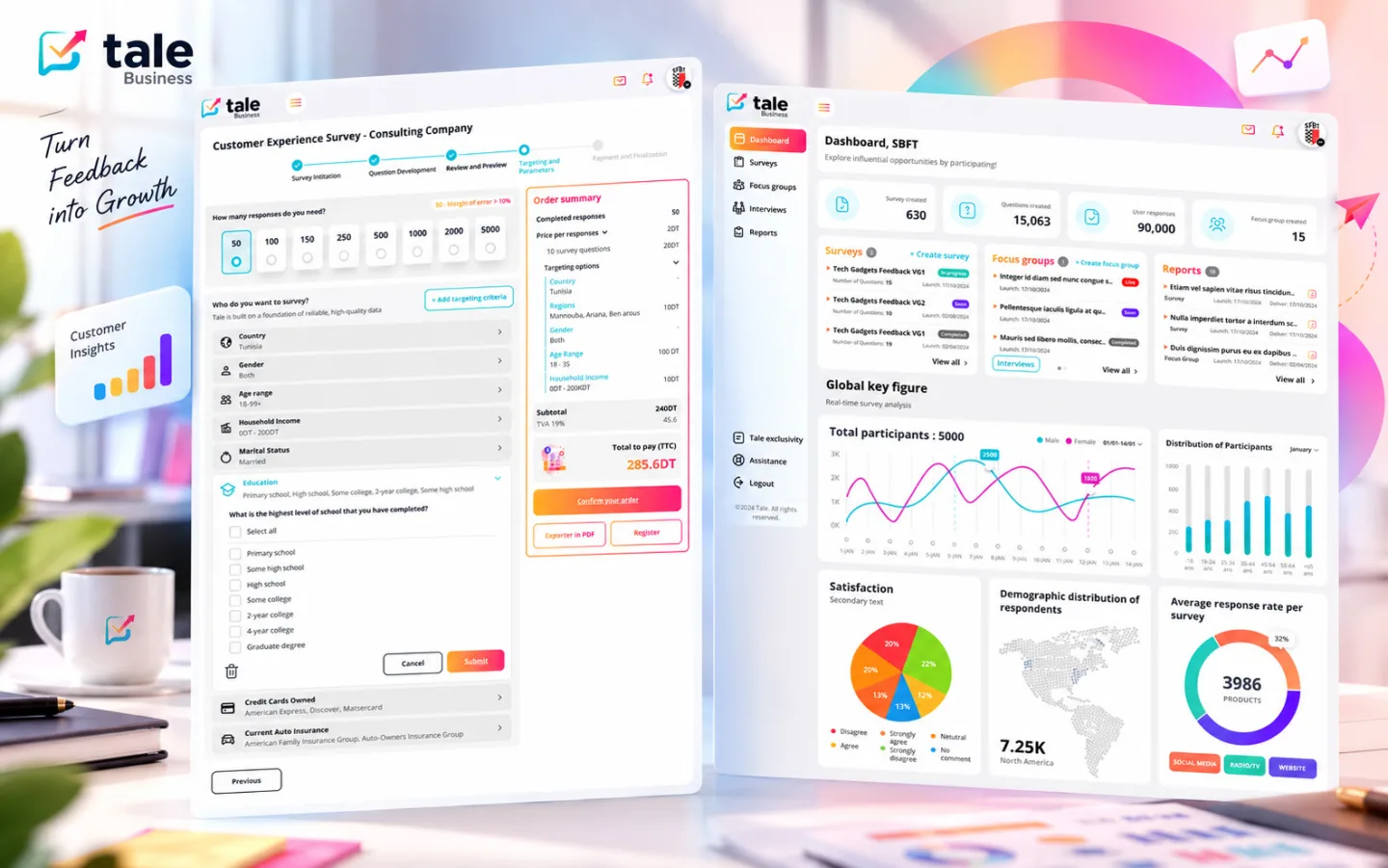 Interface SaaS métier